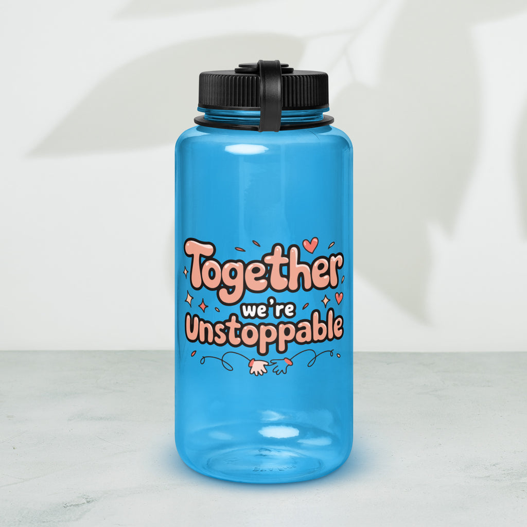 Together We’re Unstoppable – Best Friend Water Bottle Gift - Blue - Water Bottles