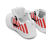 Striking Stripes - Red & Black Sneakers - - shoes