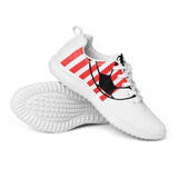 Striking Stripes - Red & Black Sneakers - - shoes