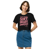 Women’s Crop Top – Soft Yet Heart Dangerous for Wife - - Crop Tops