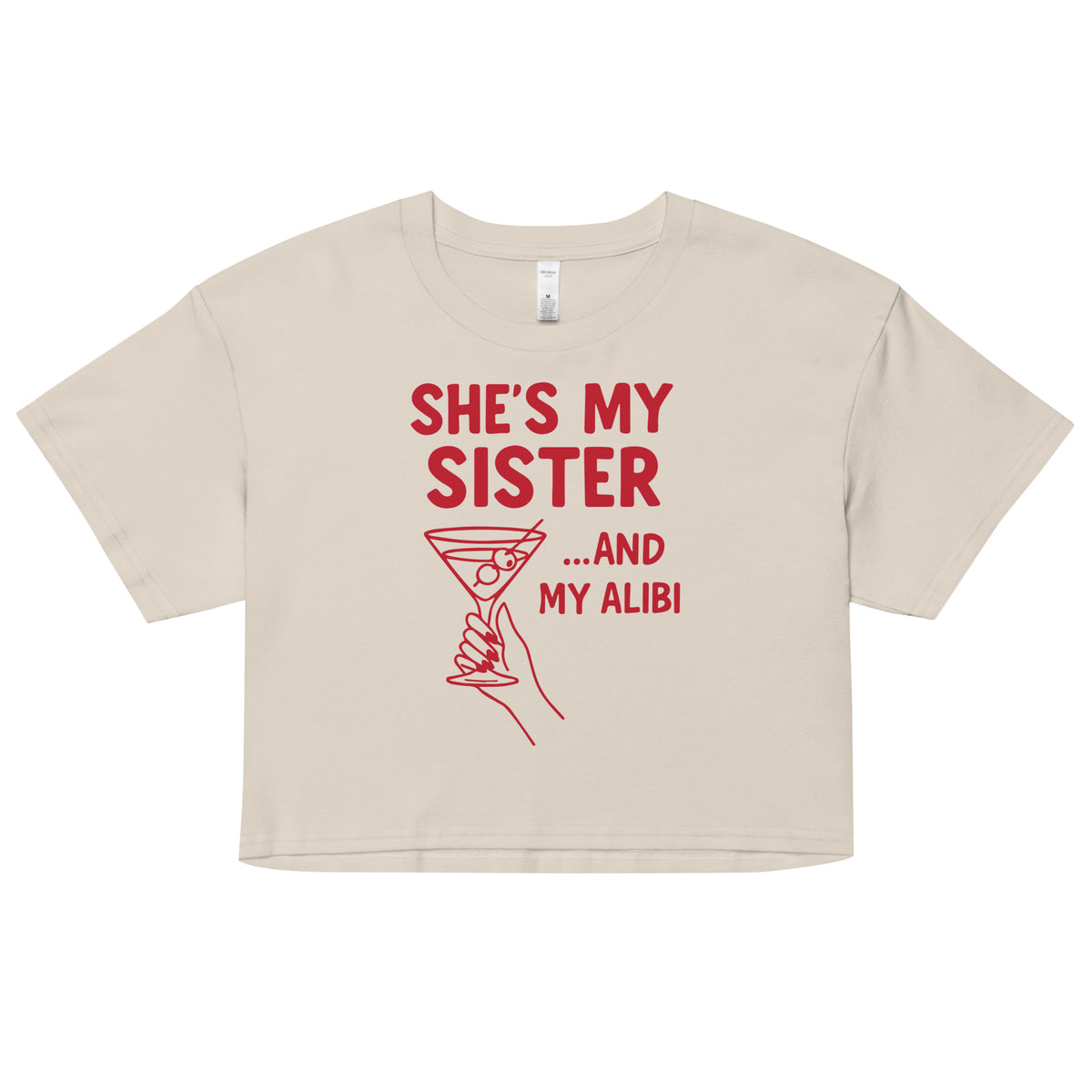 She’s My Sister – Stylish Alibi Crop Top - - Crop Tops