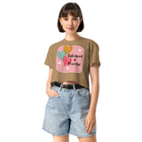 Empowering Connections - Sisterhood Speaks Crop Top - - Crop Tops