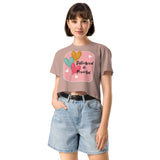 Empowering Connections - Sisterhood Speaks Crop Top - - Crop Tops