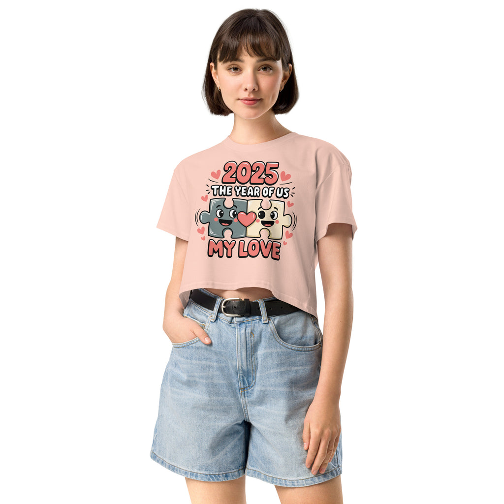 Timeless Love - Girlfriend Crop Top by AS Colour - - Women’s crop top