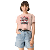 Here’s to Us - Stylish 2025 Crop Top for Her - Pale Pink - Women’s Crop Top