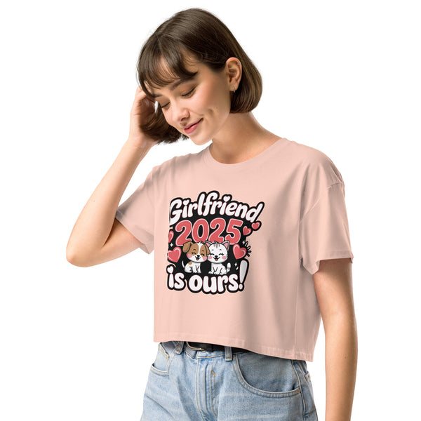 2025 Love Goals - Girlfriend Edition AS Colour Crop Top - - Women’s crop top