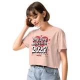 Here’s to Us - Stylish 2025 Crop Top for Her - - Women’s Crop Top