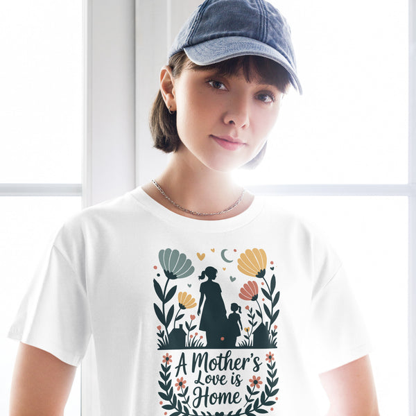 A Mother’s Love is Home – Women’s Crop Top Gift - XL - Crop Tops