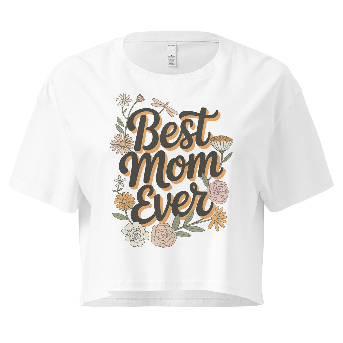 Best Mom Ever Crop Top – Perfect Gift for Mother - - Crop Tops