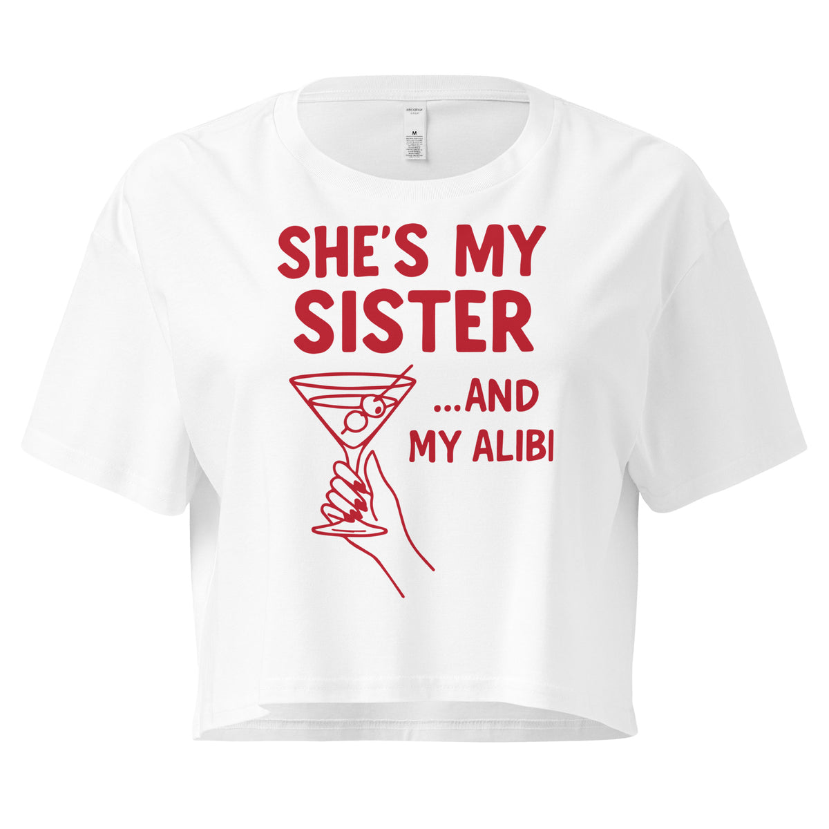 She’s My Sister – Stylish Alibi Crop Top - - Crop Tops