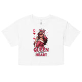 Gift for Wife – Queen of My Heart Crop Top - - Crop Tops