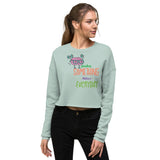 Holiday Love - You're My Christmas Wish - Dusty Blue - Crop Tops