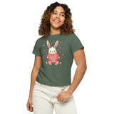 You're the Only Bunny I Need – Women’s High-Waisted T-Shirt - Pine - T-Shirts