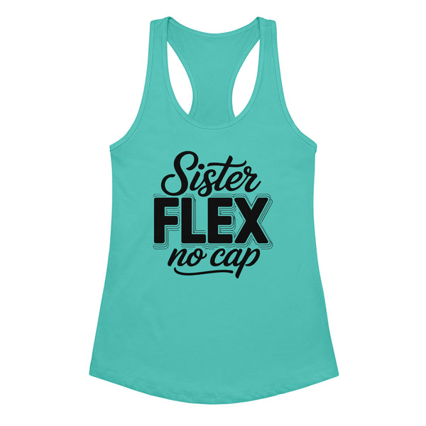 Soul Sisters Forever – Racerback Tank Top Gift - Tahiti Blue - Tank Tops