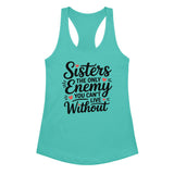 Giftomory Racerback Tank Top – For Your Built-In BFF - Tahiti Blue - Tank Tops