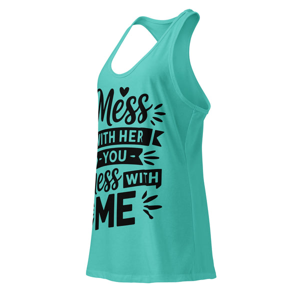 Racerback Tank Top Gift – Sisters Forever Vibes - - Tank Tops