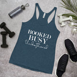 Unbothered Lifestyle Tank - Indigo - Print Material