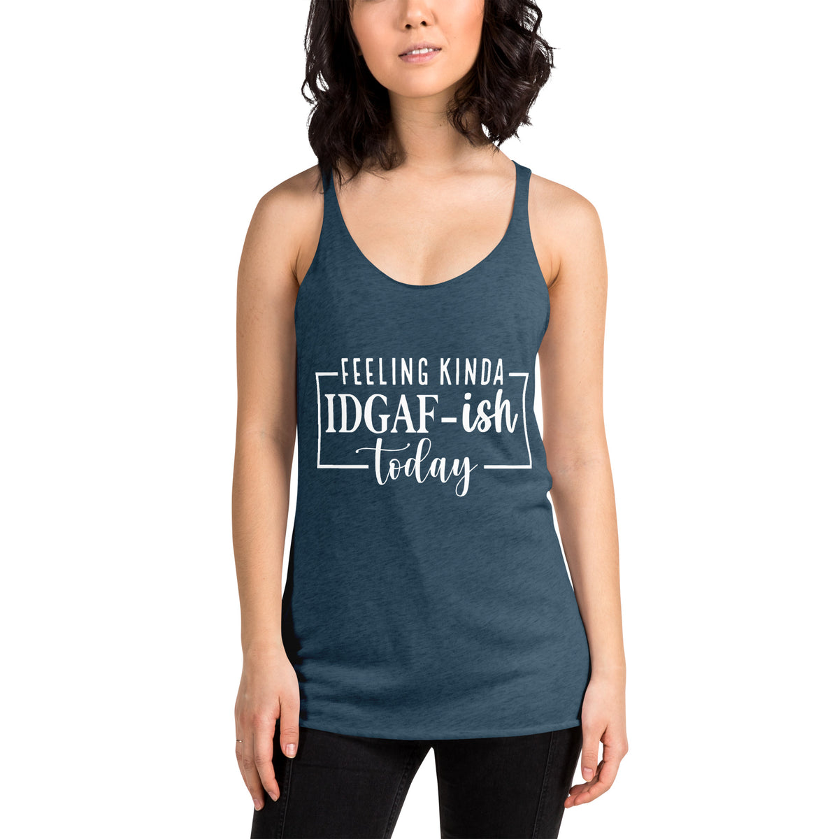 Bold and Unbothered - Embrace the IDGAF-ish Mood - - Tank Tops