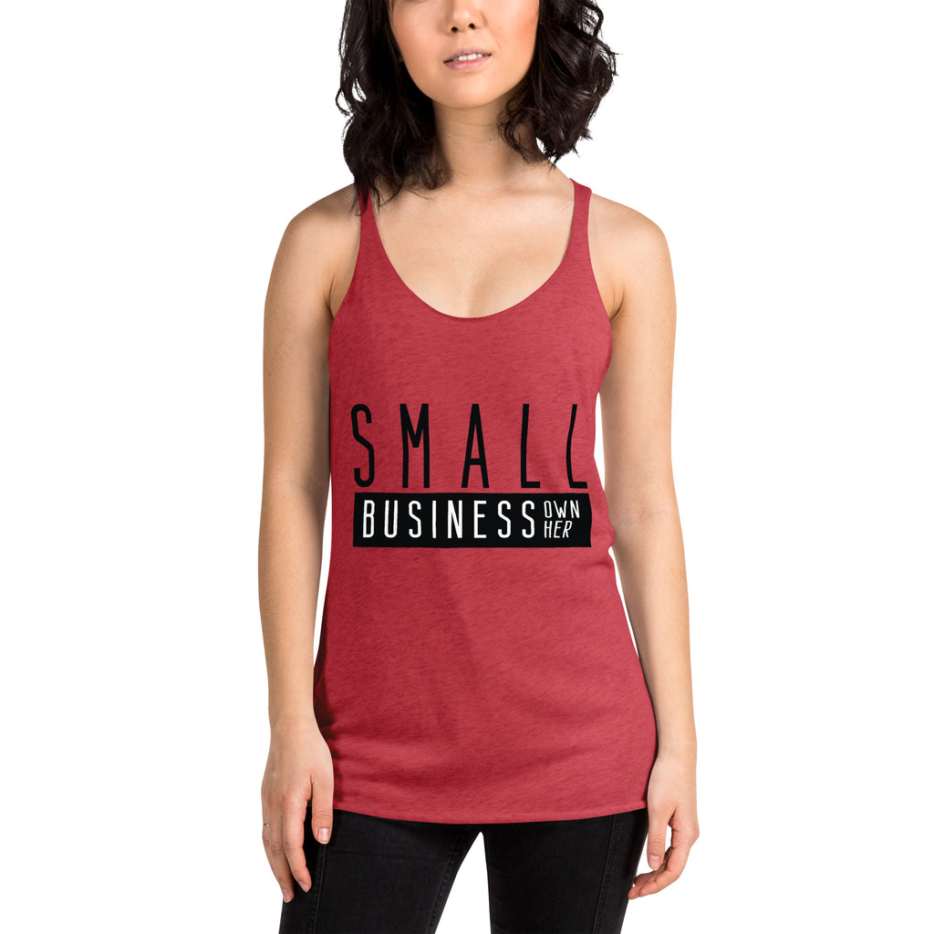 Boss Babe Essential - Celebrate Small Business Ownership - Vintage Red - Tank Tops