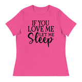 Dreamy Comfort - Let Me Sleep Tee - Berry - T-shirts