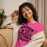 Daily Dose of WTF - Humorous Quote Tee - Berry - T-shirts