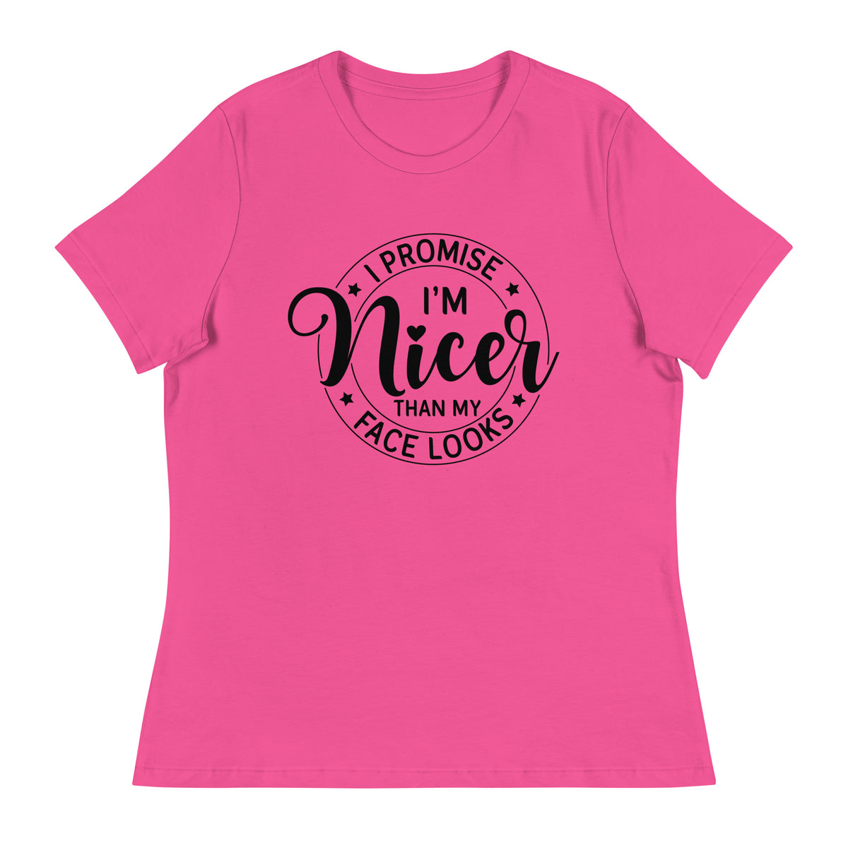 Nice Inside Out - Heavyweight Cotton Tee - - T-Shirt