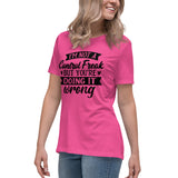 Assertive Style - Control Freak Quote Tee - - T-shirts