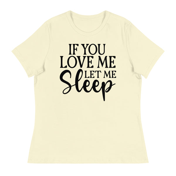 Dreamy Comfort - Let Me Sleep Tee - Citron - T-shirts