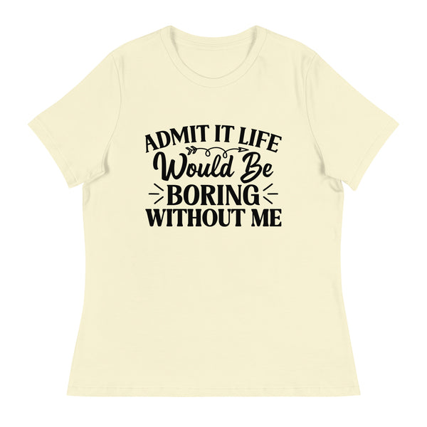 Unforgettable Impact - 'Life Without Me' Shirt - - T-Shirt