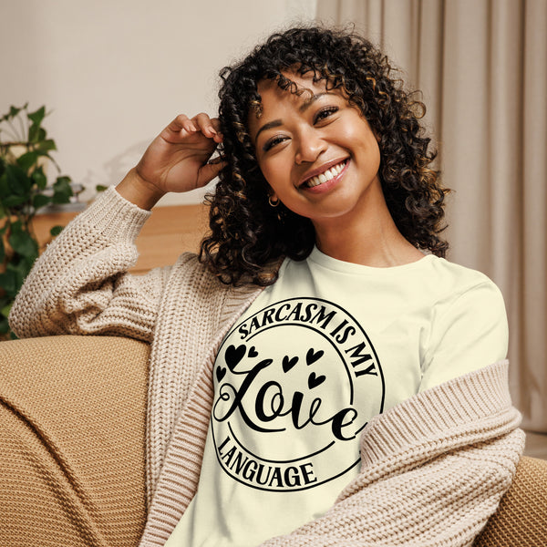 Sarcastic Soul - Love Language Shirt - Citron - T-Shirt