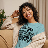 Assertive Style - Control Freak Quote Tee - Heather Blue Lagoon - T-shirts