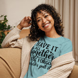 Lost and Found - Embracing Life's Little Mysteries - Heather Blue Lagoon - T-Shirt