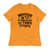 Daily Dose of WTF - Humorous Quote Tee - - T-shirts