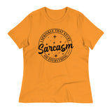 Sarcasm Sprinkler - Bold Quote Tee - - T-Shirt