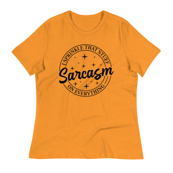 Sarcasm Sprinkler - Bold Quote Tee - - T-Shirt