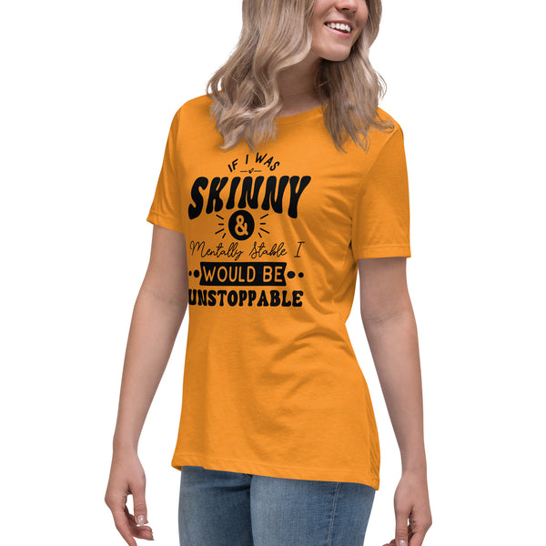 Confidence Manifest - If I Was Skinny Tee - - T-shirts