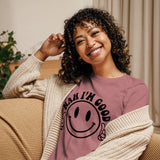 Effortlessly Cool - 'Nah I'm Good' Tee - Heather Mauve - T-shirts