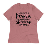 Speakerphone Alert - Fun Quote Tee - - T-Shirt