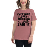 Speak Your Mind - Wear Your Thoughts Boldly - - T-Shirt