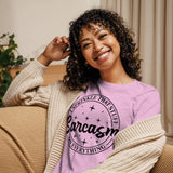 Sarcasm Sprinkler - Bold Quote Tee - Heather Prism Lilac - T-Shirt