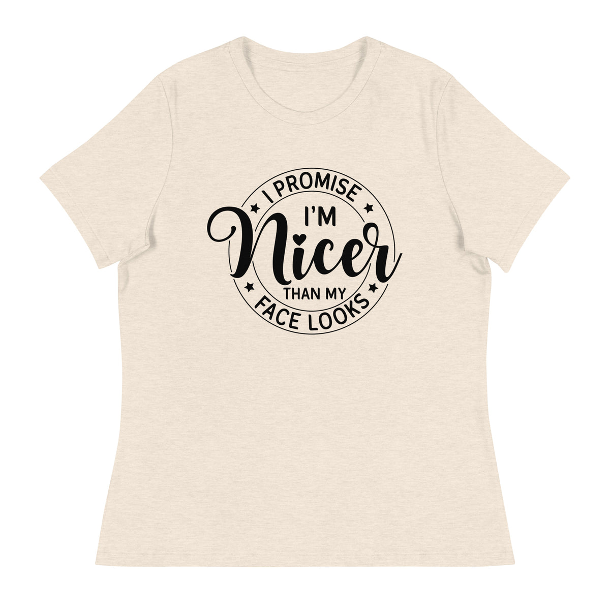 Nice Inside Out - Heavyweight Cotton Tee - - T-Shirt