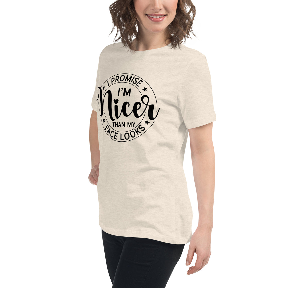 Nice Inside Out - Heavyweight Cotton Tee - - T-Shirt