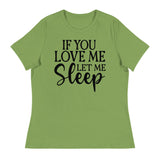 Dreamy Comfort - Let Me Sleep Tee - Leaf - T-shirts