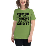 Speak Your Mind - Wear Your Thoughts Boldly - - T-Shirt