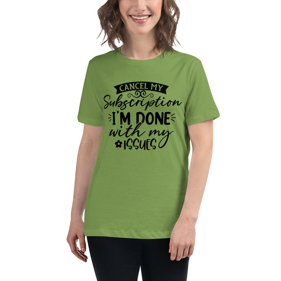 Farewell to Issues - Women's Relaxed T-Shirt - - T-shirts