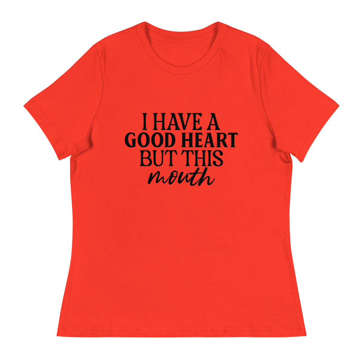 Heart of Gold, Mouth of Fire - Speak Your Truth in Style - - T-Shirt