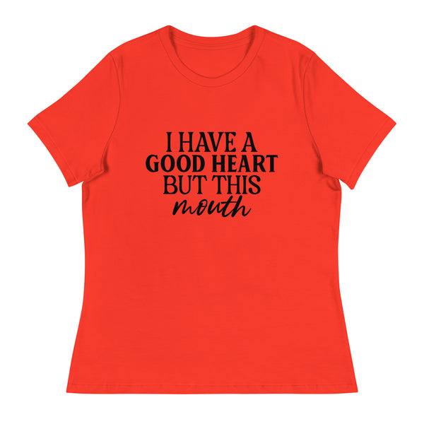 Heart of Gold, Mouth of Fire - Speak Your Truth in Style - - T-Shirt