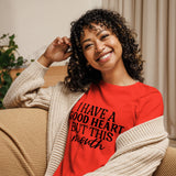 Heart of Gold, Mouth of Fire - Speak Your Truth in Style - Poppy - T-Shirt