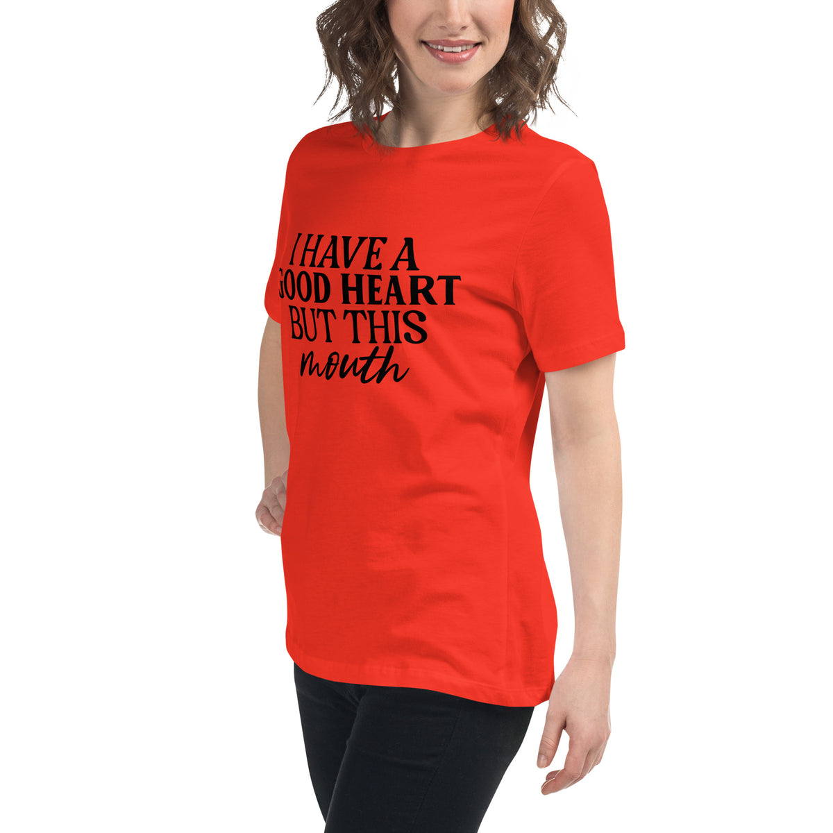 Heart of Gold, Mouth of Fire - Speak Your Truth in Style - - T-Shirt