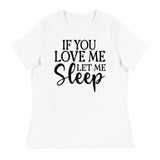 Dreamy Comfort - Let Me Sleep Tee - White - T-shirts